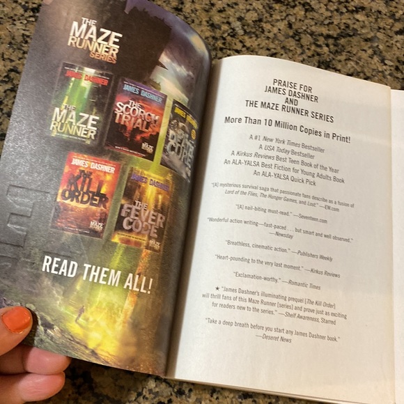 James Dashner- “The Maze Runner” (Book 1)used - Picture 4 of 7